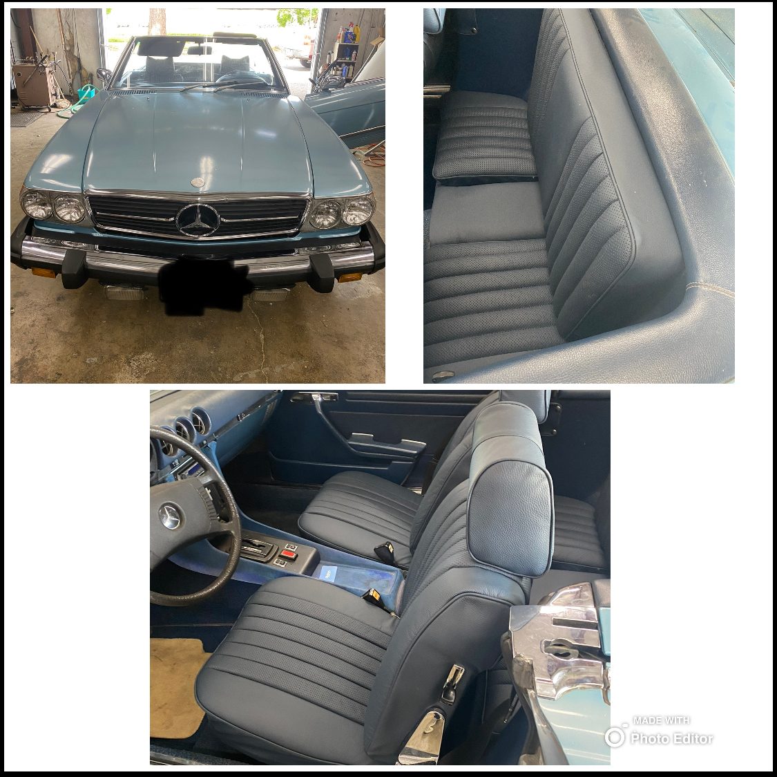 Completed upholstery project